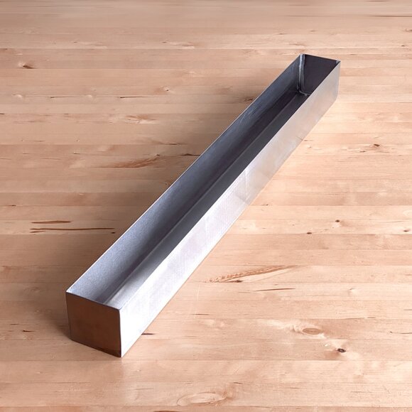 Modern Stainless Steel Trough Planter Box - Picture 1 of 4